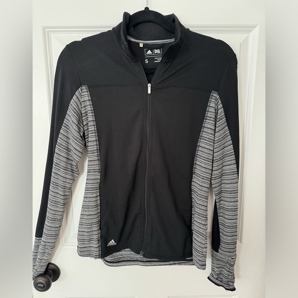 Adidas Workout Full Zip Jacket S Black
